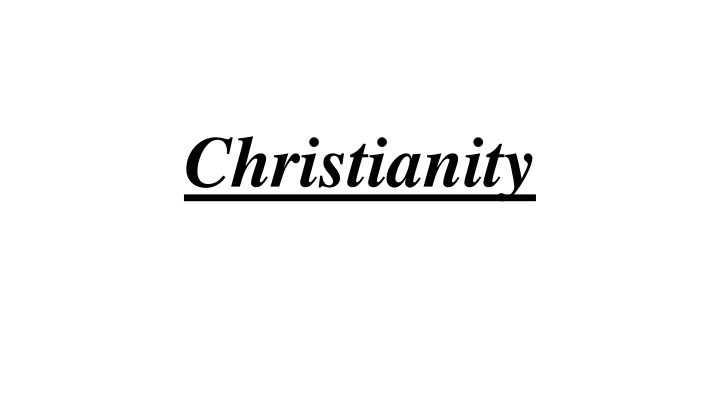 christianity