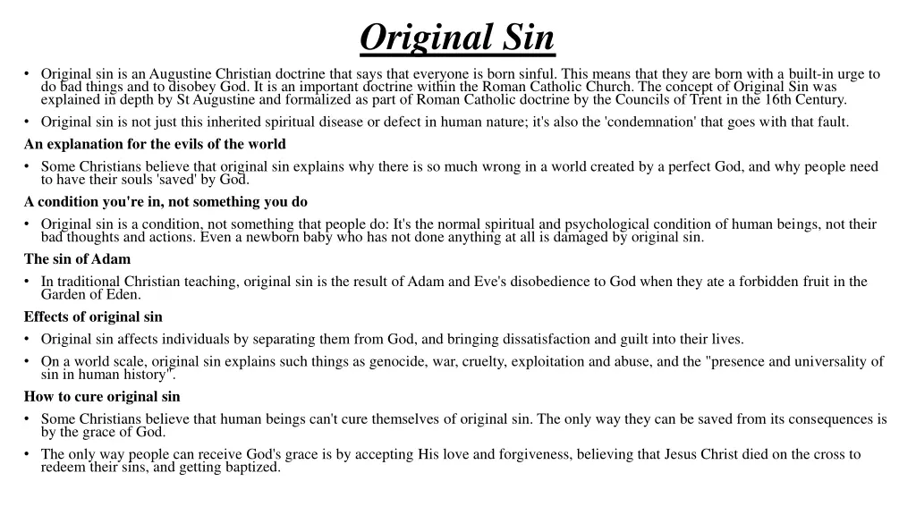 original sin