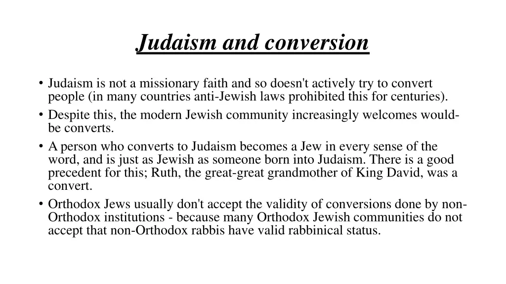 judaism and conversion