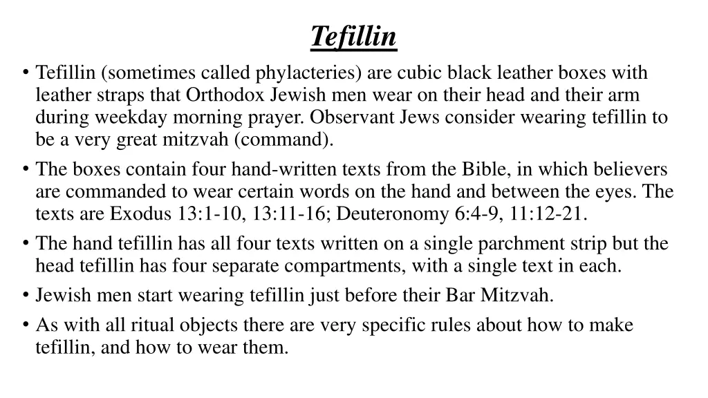 tefillin