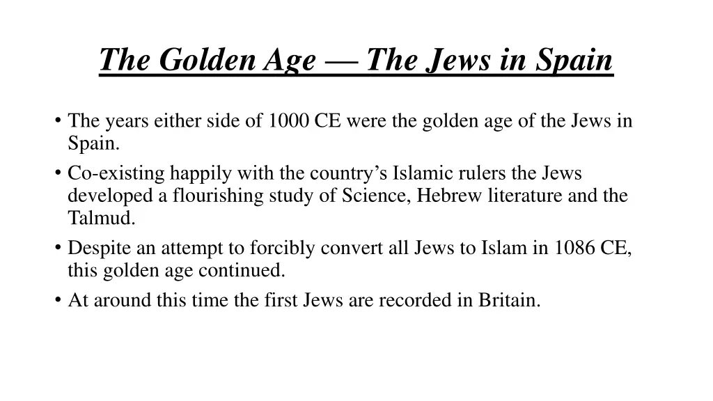 the golden age the jews in spain