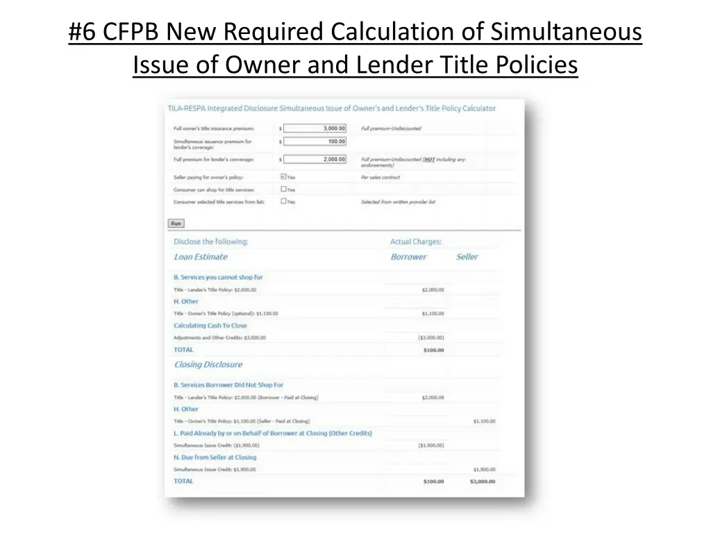 6 cfpb new required calculation of simultaneous 2