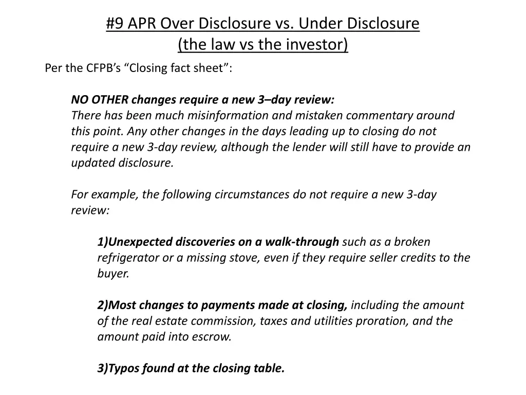 9 apr over disclosure vs under disclosure 2