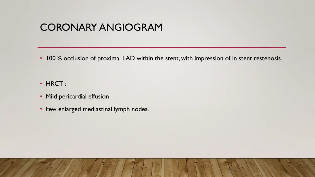 coronary angiogram