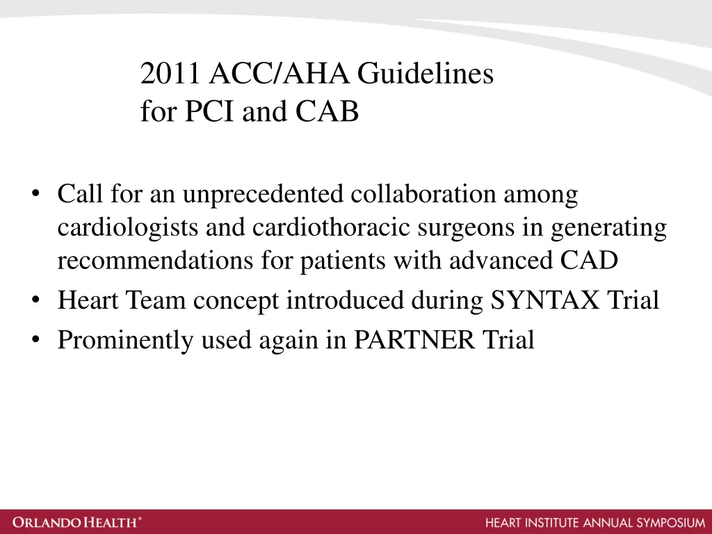 2011 acc aha guidelines for pci and cab 1