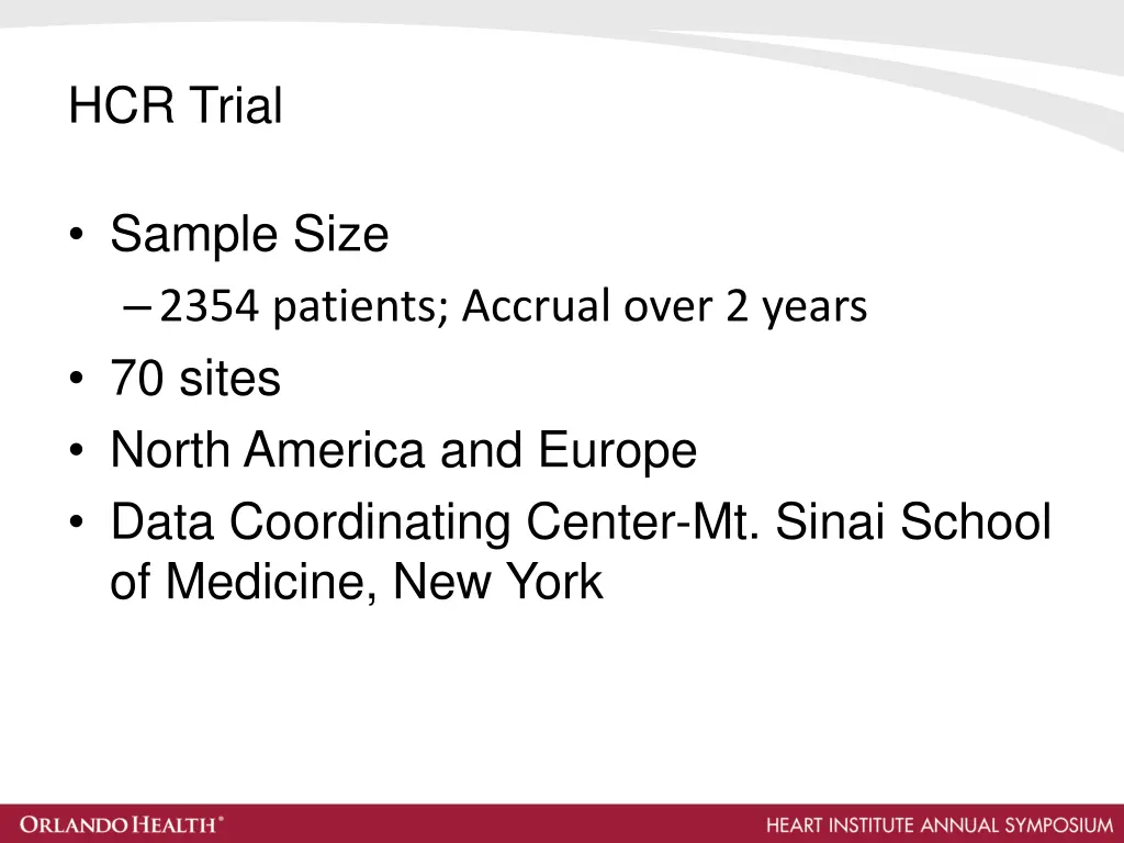 hcr trial 1