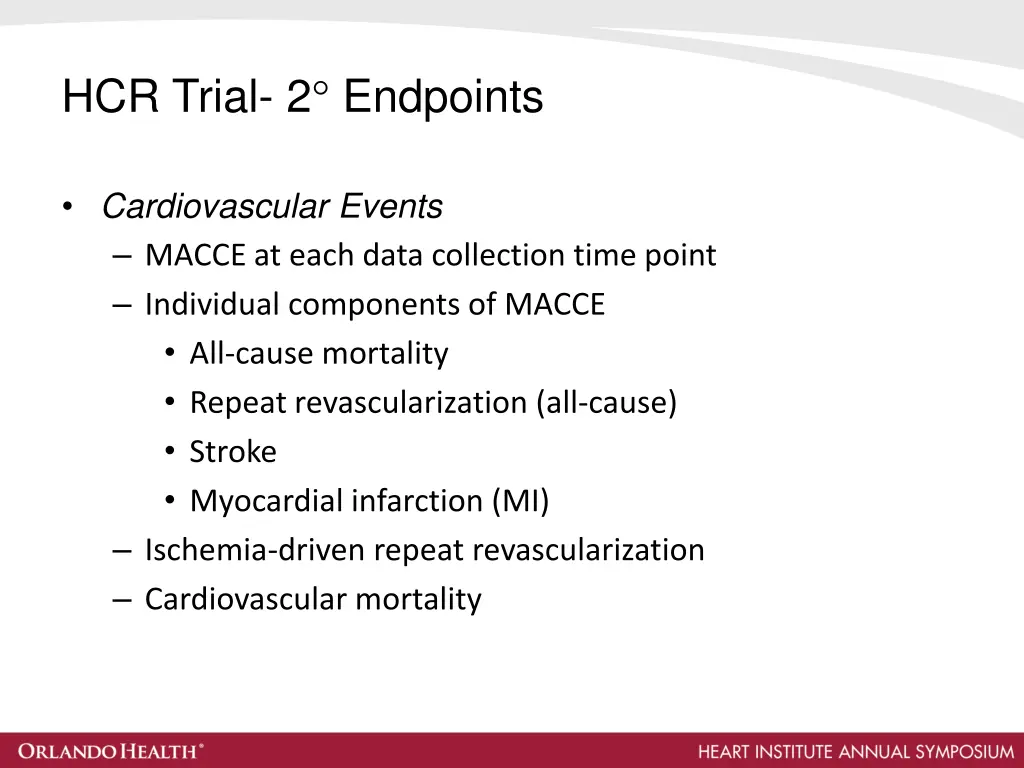 hcr trial 2 endpoints 1