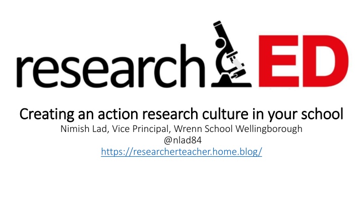 creating an action research culture in your