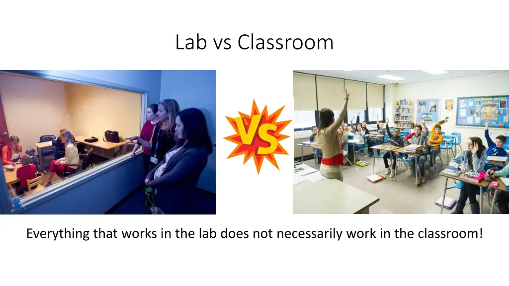 lab vs classroom