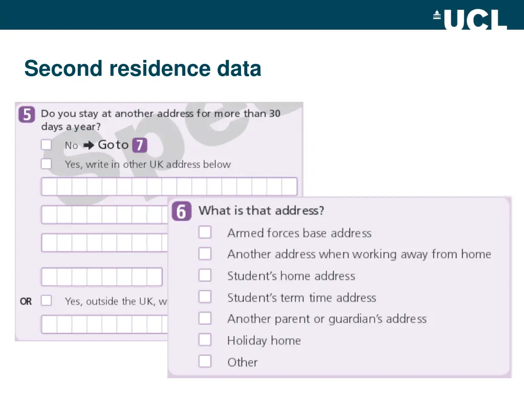 second residence data