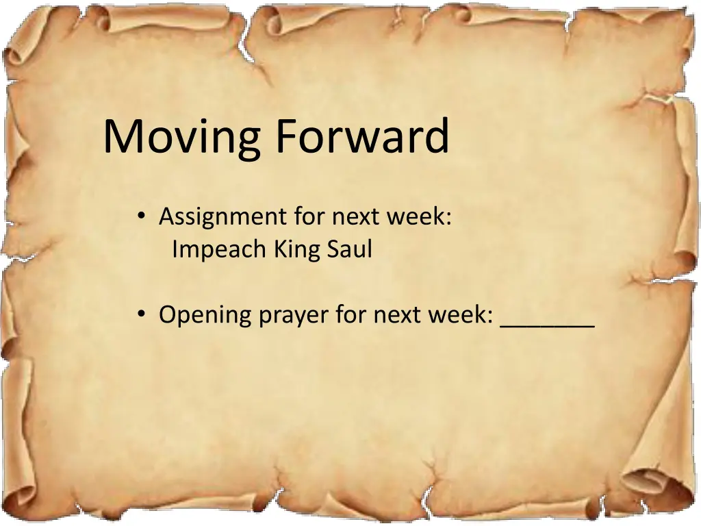 moving forward