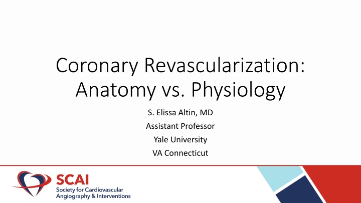 coronary revascularization anatomy vs physiology