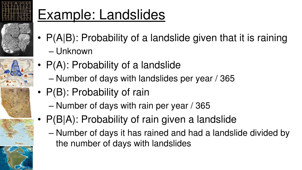 example landslides