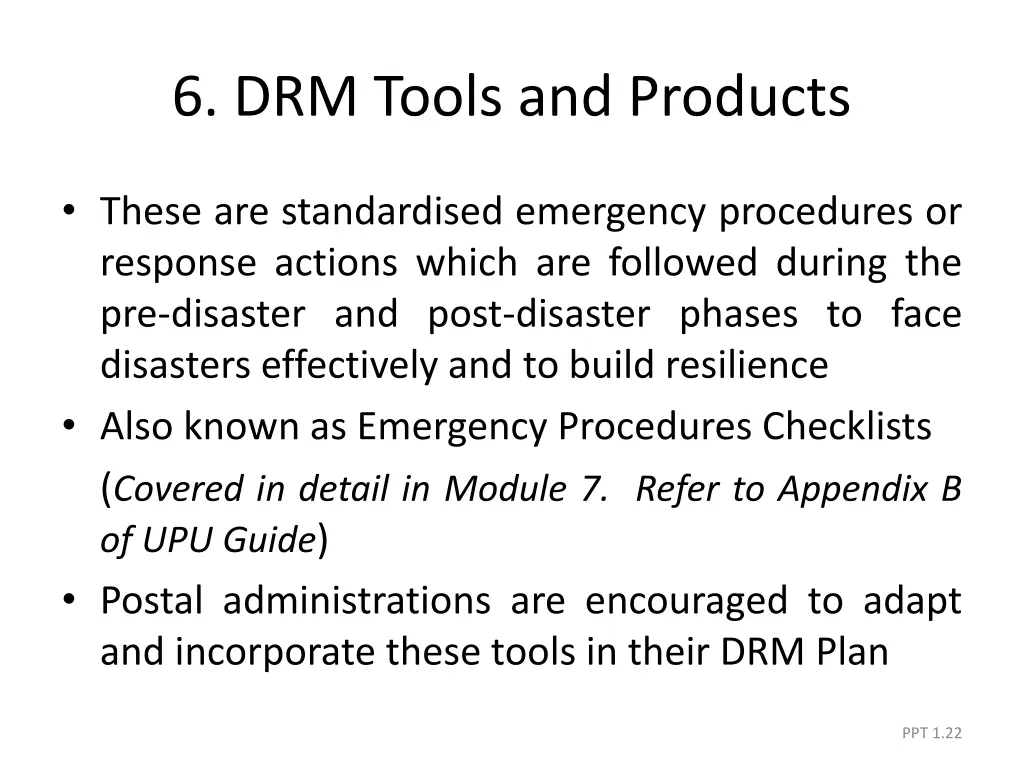 6 drm tools and products