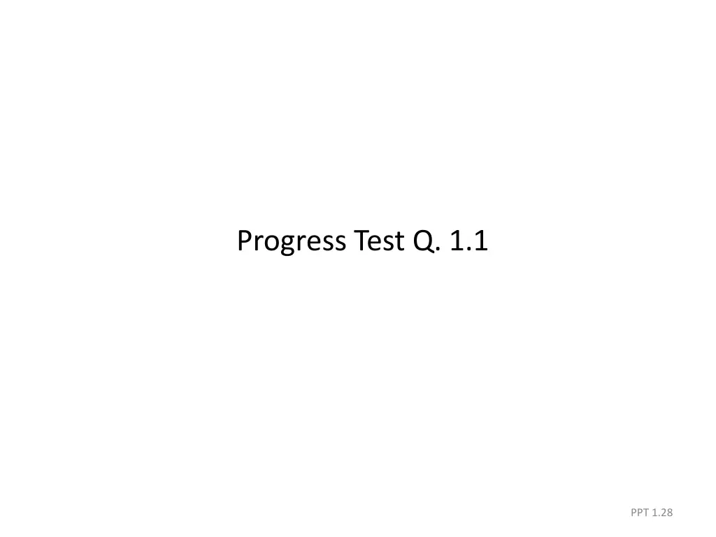 progress test q 1 1