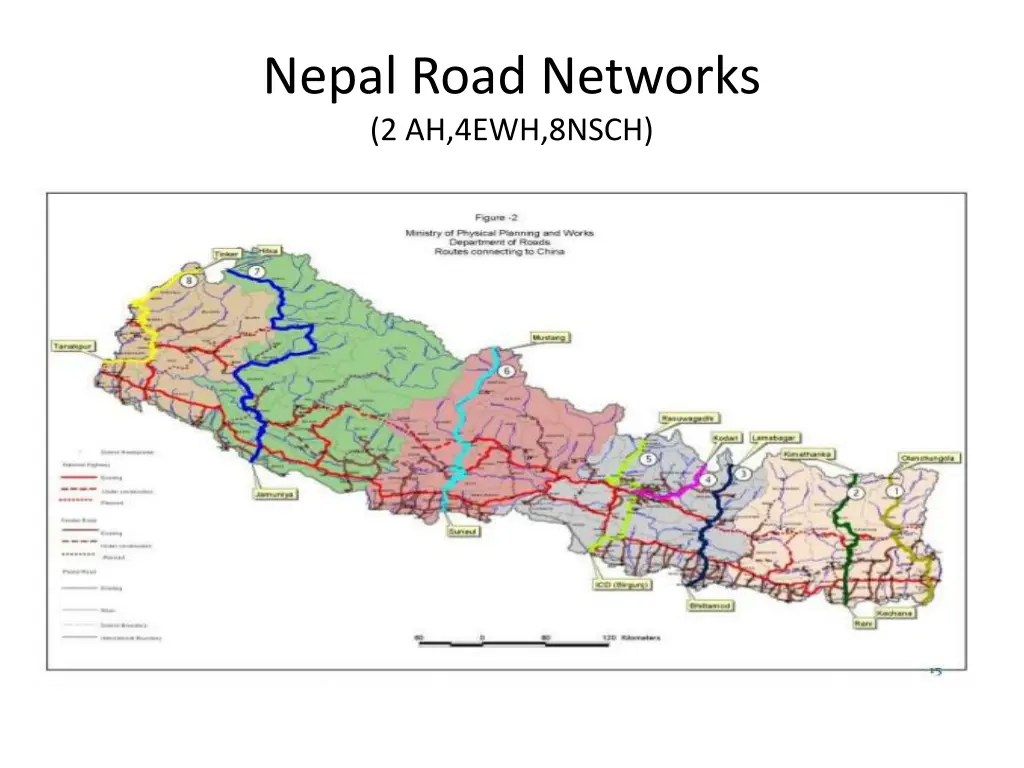 nepal road networks 2 ah 4ewh 8nsch