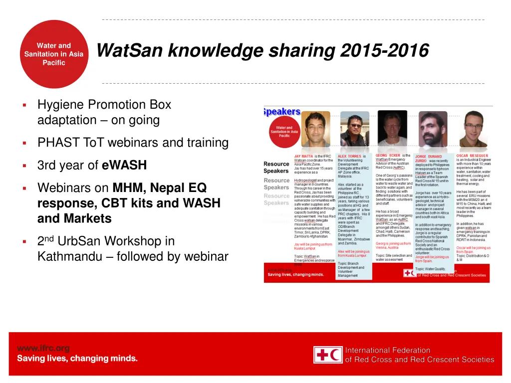 watsan knowledge sharing 2015 2016