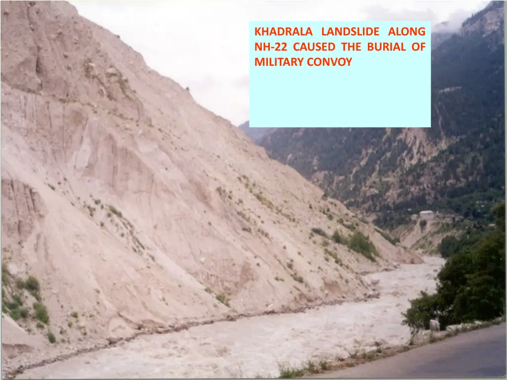 khadrala landslide along nh 22 caused the burial