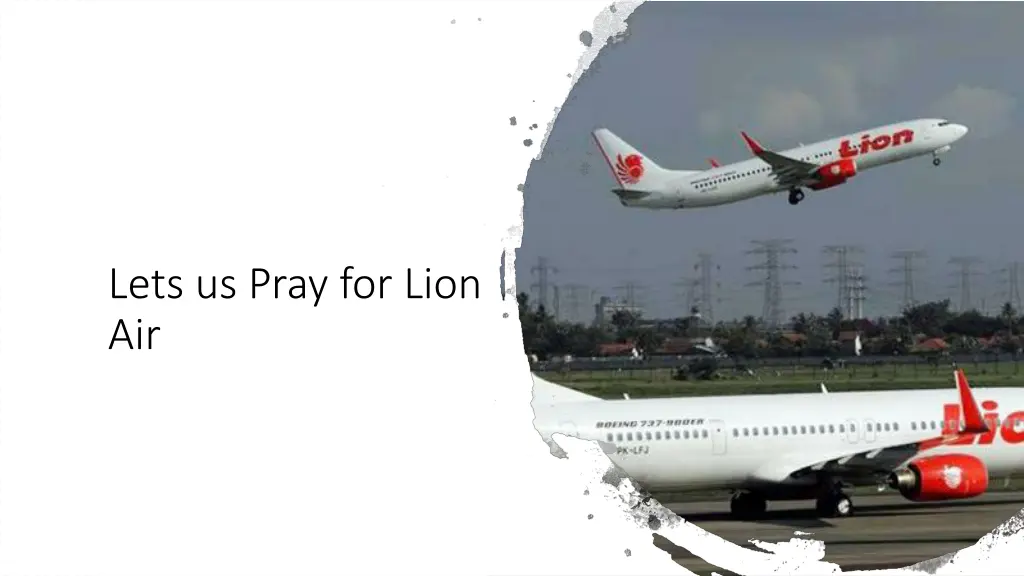 lets us pray for lion air