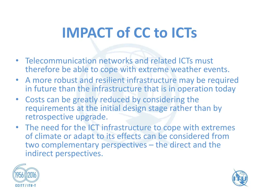 impact of cc to icts 2