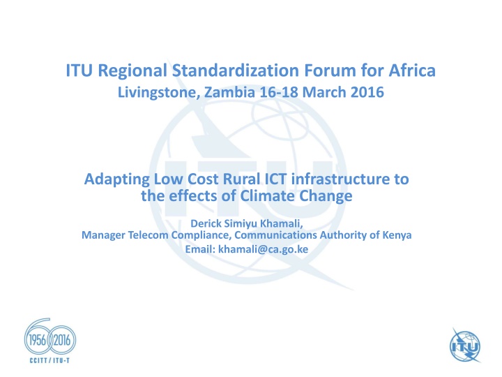 itu regional standardization forum for africa