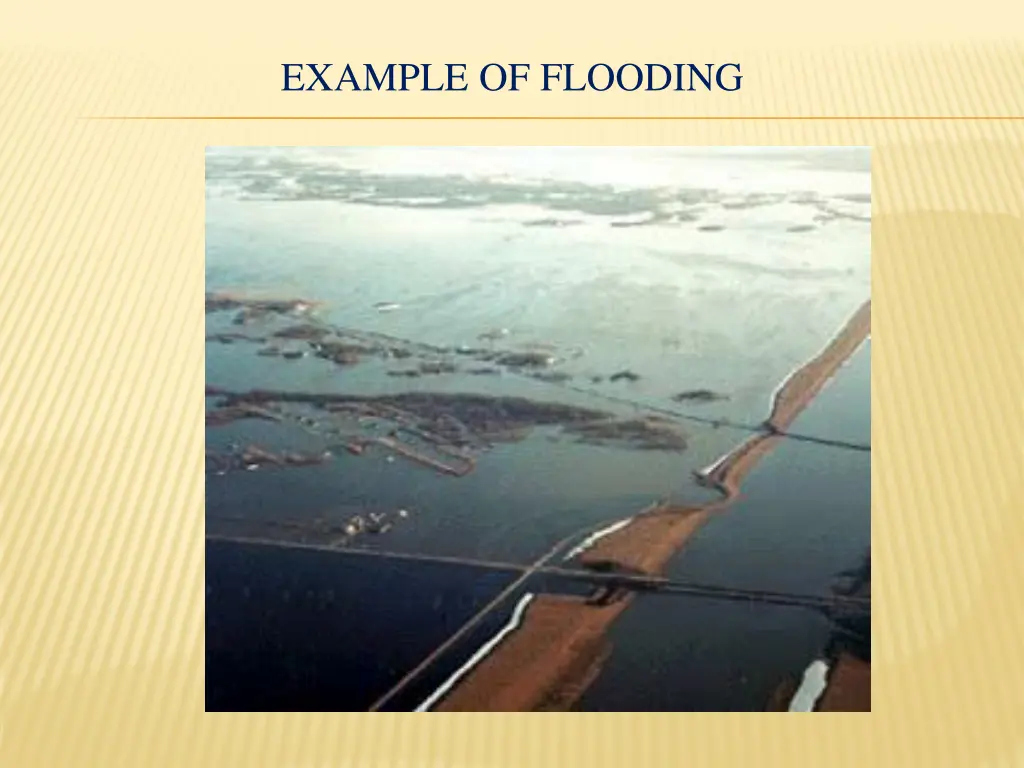 example of flooding