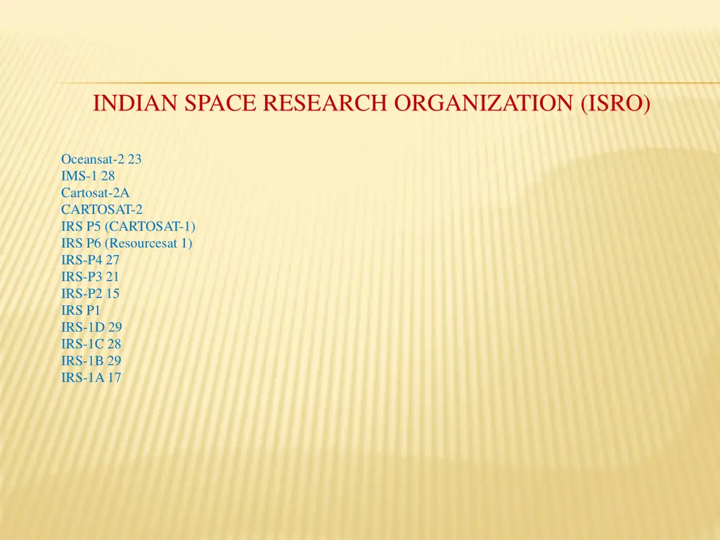 indian space research organization isro