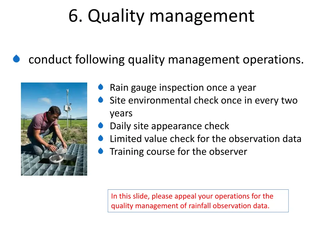 6 quality management