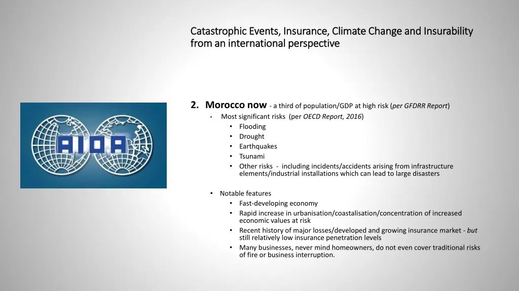 catastrophic events insurance climate change 2