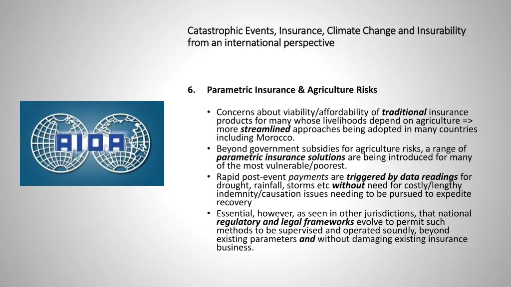 catastrophic events insurance climate change 7