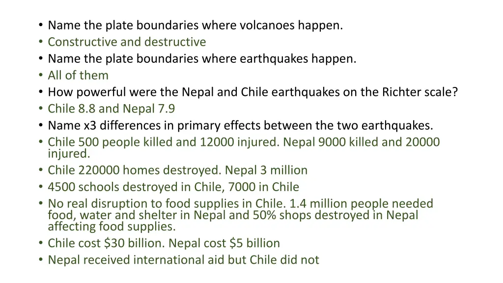 name the plate boundaries where volcanoes happen