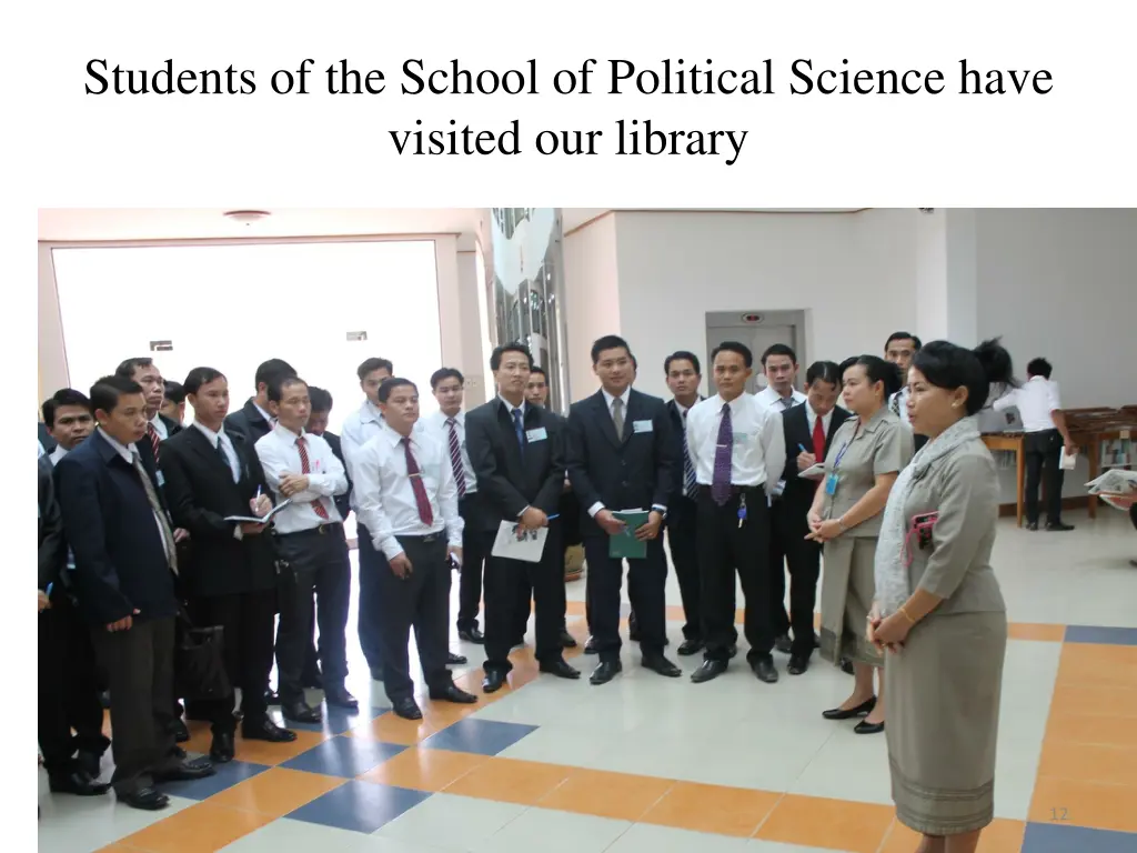 students of the school of political science have