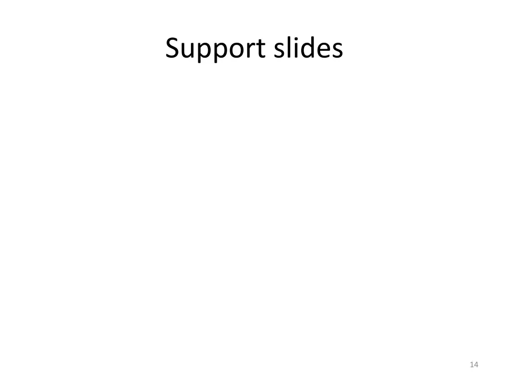 support slides