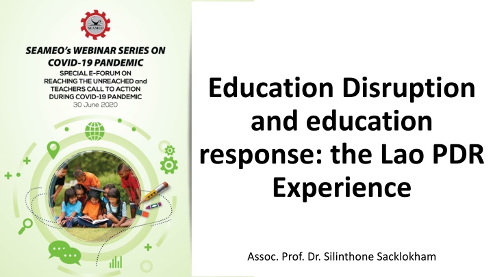 education disruption and education response