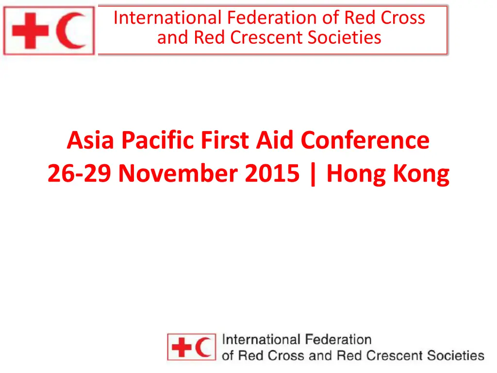 international federation of red cross