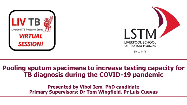 pooling sputum specimens to increase testing