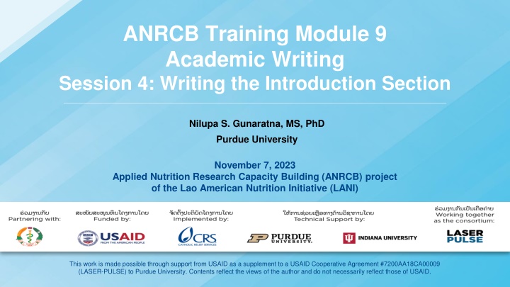 anrcb training module 9 academic writing session