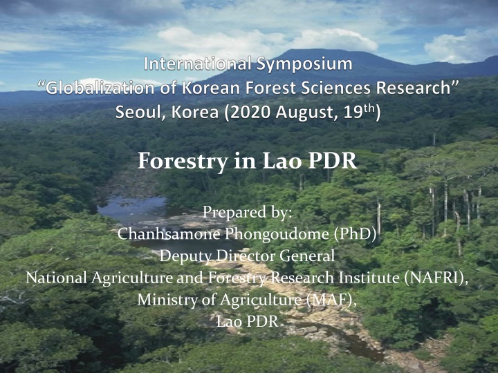 forestry in lao pdr