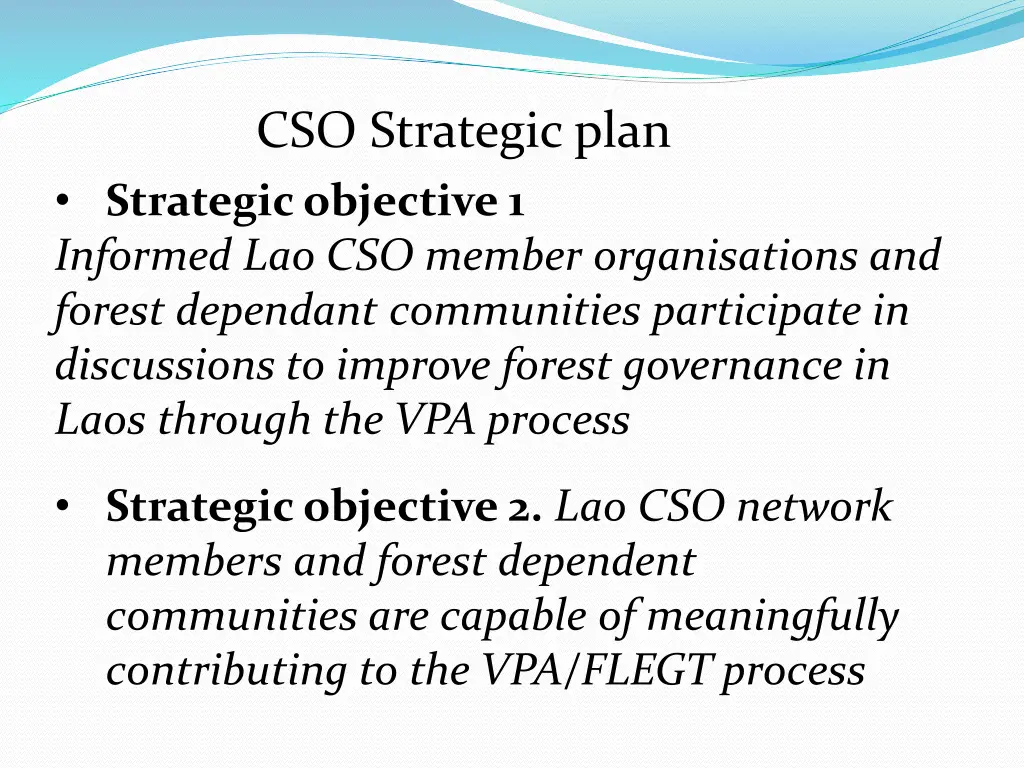 cso strategic plan strategic objective 1 informed