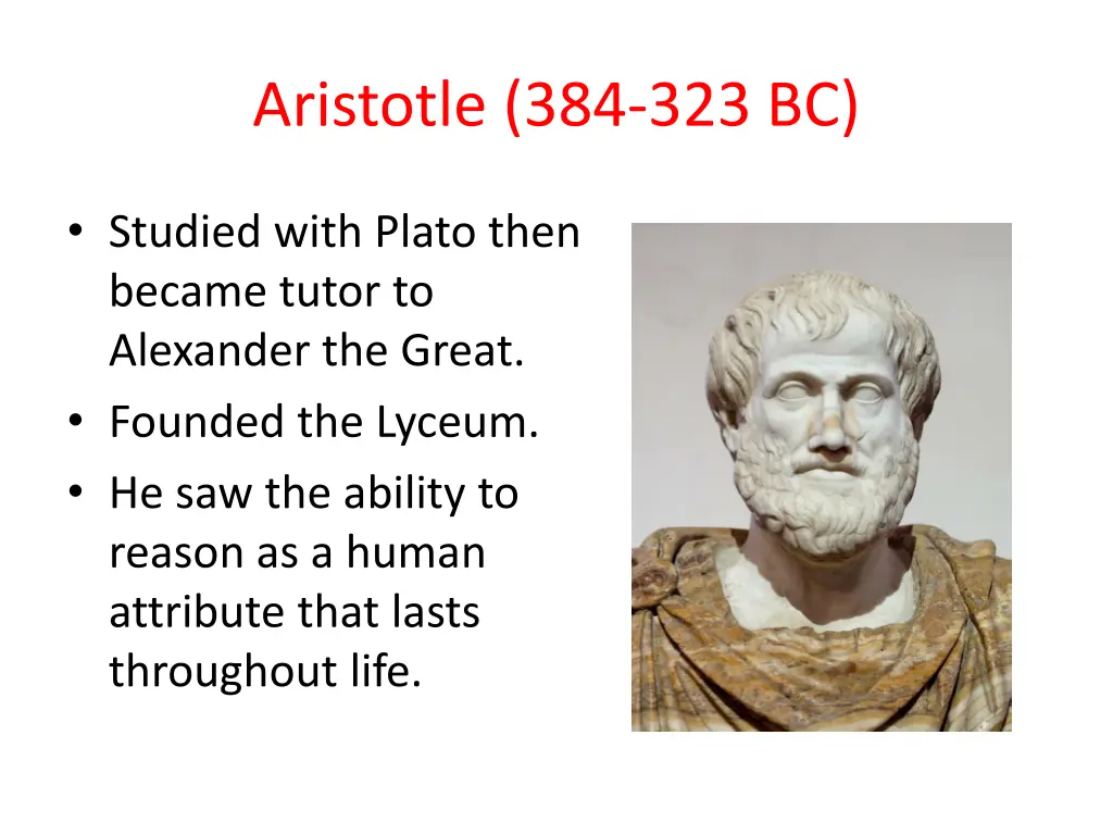 aristotle 384 323 bc