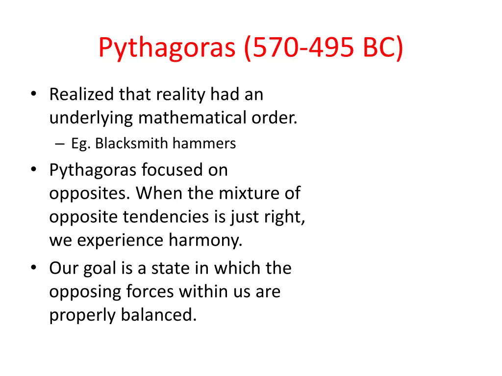 pythagoras 570 495 bc