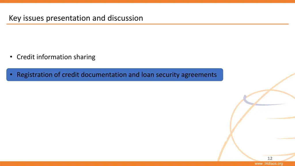 key issues presentation and discussion 1