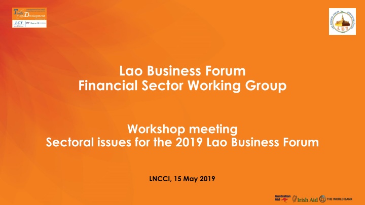 lao business forum financial sector working group