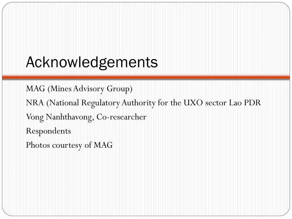 acknowledgements