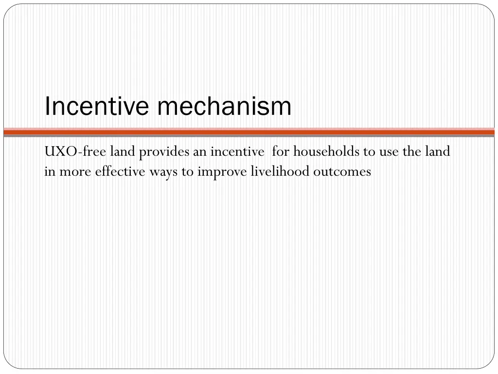 incentive mechanism