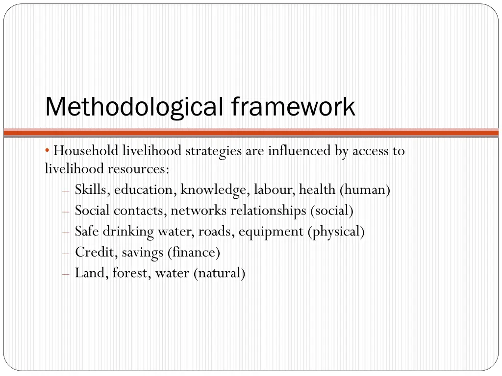 methodological framework 2