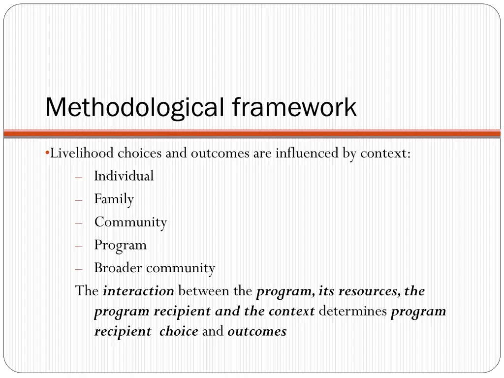 methodological framework 3