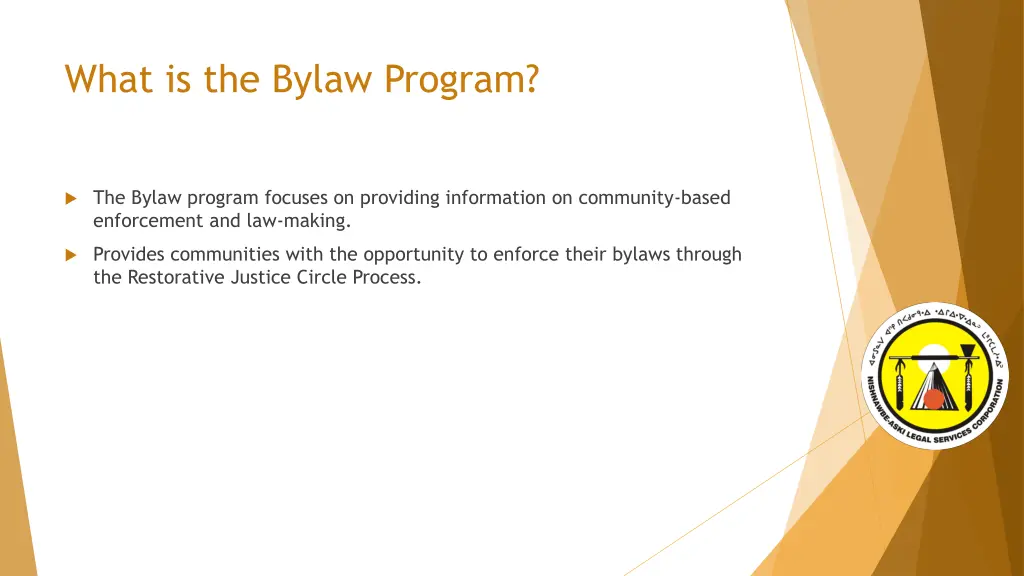 what is the bylaw program