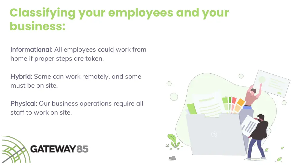 classifying your employees and your business