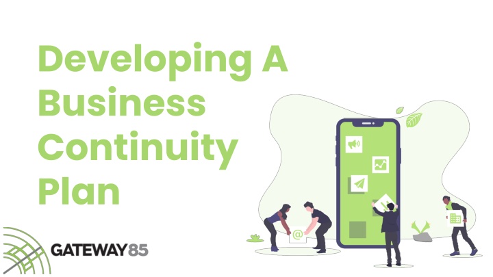 developing a business continuity plan